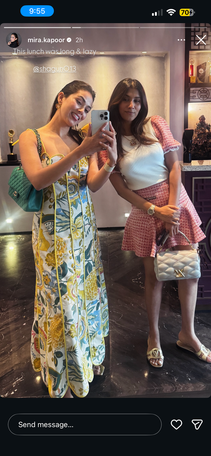 Mira Kapoor in June Dress