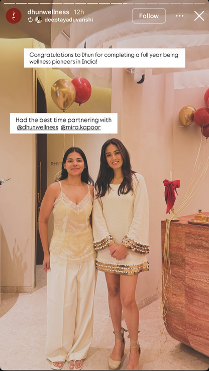 Mira Kapoor in Aurora Dress