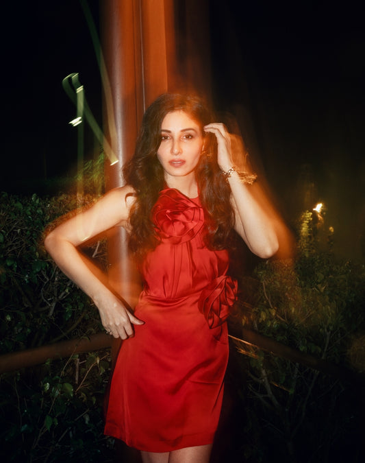 Pooja Chopra in Crimson Bloom